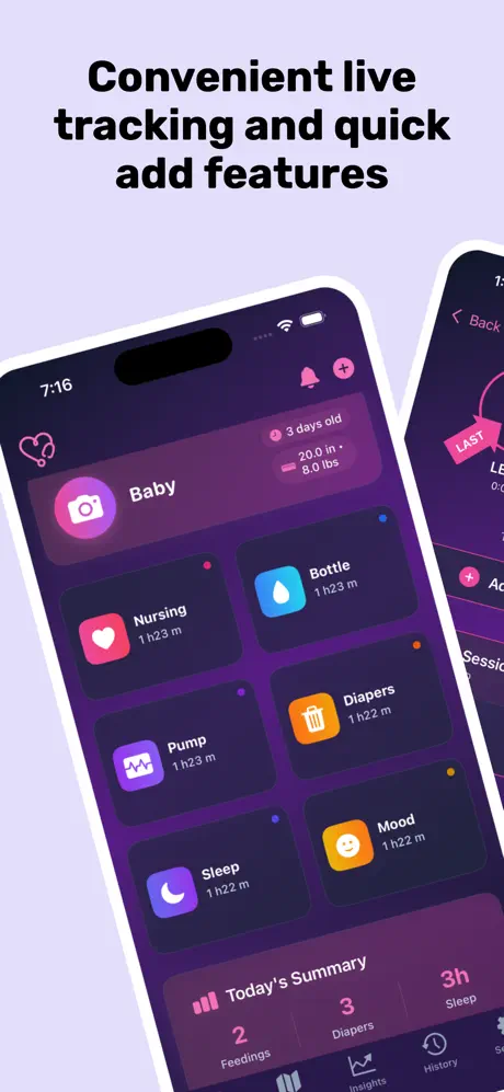 Live tracking dashboard